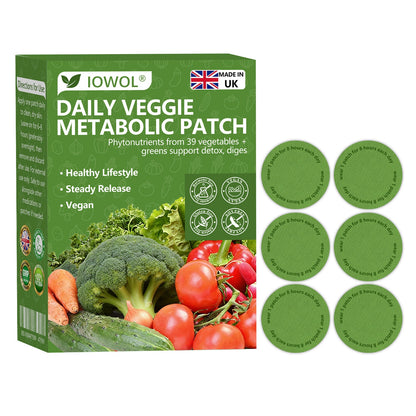 🇬🇧🥦𝐎𝐟𝐟𝐢𝐜𝐢𝐚𝐥 𝐒𝐭𝐨𝐫𝐞 | 𝐈𝐎𝐖𝐎𝐋® 𝐃𝐚𝐢𝐥𝐲 𝐕𝐞𝐠𝐞𝐭𝐚𝐛𝐥𝐞 𝐌𝐞𝐭𝐚𝐛𝐨𝐥𝐢𝐜 𝐏𝐚𝐭𝐜𝐡 𝐮𝐬𝐞𝐬 𝐨𝐫𝐠𝐚𝐧𝐢𝐜 𝐯𝐞𝐠𝐞𝐭𝐚𝐛𝐥𝐞 𝐞𝐱𝐭𝐫𝐚𝐜𝐭𝐬 𝐚𝐧𝐝 𝐩𝐡𝐲𝐭𝐨𝐧𝐮𝐭𝐫𝐢𝐞𝐧𝐭𝐬 𝐟𝐫𝐨𝐦 𝟑𝟗 𝐯𝐞𝐠𝐞𝐭𝐚𝐛𝐥𝐞𝐬 + 𝐠𝐫𝐞𝐞𝐧𝐬 𝐭𝐨 𝐬𝐮𝐩𝐩𝐨𝐫𝐭 𝐝𝐞𝐭𝐨𝐱, 𝐝𝐢𝐠𝐞𝐬𝐭𝐢𝐨𝐧 & 𝐦𝐞𝐭𝐚𝐛𝐨𝐥𝐢𝐜 𝐫𝐞𝐬𝐞𝐭, 𝐚𝐧𝐝 𝐛𝐨𝐨𝐬𝐭 𝐞𝐧𝐞𝐫𝐠𝐲 𝐟𝐨𝐫 𝐚𝐥𝐥-𝐝𝐚𝐲 𝐰𝐞𝐥𝐥𝐧𝐞𝐬𝐬.
