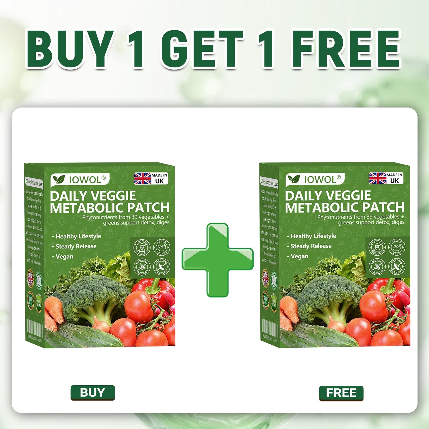🇬🇧🥦𝐎𝐟𝐟𝐢𝐜𝐢𝐚𝐥 𝐒𝐭𝐨𝐫𝐞 | 𝐈𝐎𝐖𝐎𝐋® 𝐃𝐚𝐢𝐥𝐲 𝐕𝐞𝐠𝐞𝐭𝐚𝐛𝐥𝐞 𝐌𝐞𝐭𝐚𝐛𝐨𝐥𝐢𝐜 𝐏𝐚𝐭𝐜𝐡 𝐮𝐬𝐞𝐬 𝐨𝐫𝐠𝐚𝐧𝐢𝐜 𝐯𝐞𝐠𝐞𝐭𝐚𝐛𝐥𝐞 𝐞𝐱𝐭𝐫𝐚𝐜𝐭𝐬 𝐚𝐧𝐝 𝐩𝐡𝐲𝐭𝐨𝐧𝐮𝐭𝐫𝐢𝐞𝐧𝐭𝐬 𝐟𝐫𝐨𝐦 𝟑𝟗 𝐯𝐞𝐠𝐞𝐭𝐚𝐛𝐥𝐞𝐬 + 𝐠𝐫𝐞𝐞𝐧𝐬 𝐭𝐨 𝐬𝐮𝐩𝐩𝐨𝐫𝐭 𝐝𝐞𝐭𝐨𝐱, 𝐝𝐢𝐠𝐞𝐬𝐭𝐢𝐨𝐧 & 𝐦𝐞𝐭𝐚𝐛𝐨𝐥𝐢𝐜 𝐫𝐞𝐬𝐞𝐭, 𝐚𝐧𝐝 𝐛𝐨𝐨𝐬𝐭 𝐞𝐧𝐞𝐫𝐠𝐲 𝐟𝐨𝐫 𝐚𝐥𝐥-𝐝𝐚𝐲 𝐰𝐞𝐥𝐥𝐧𝐞𝐬𝐬.